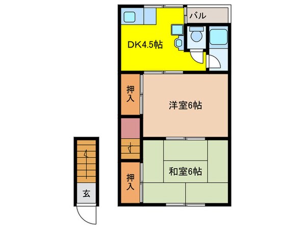 第一太陽ハイツの物件間取画像